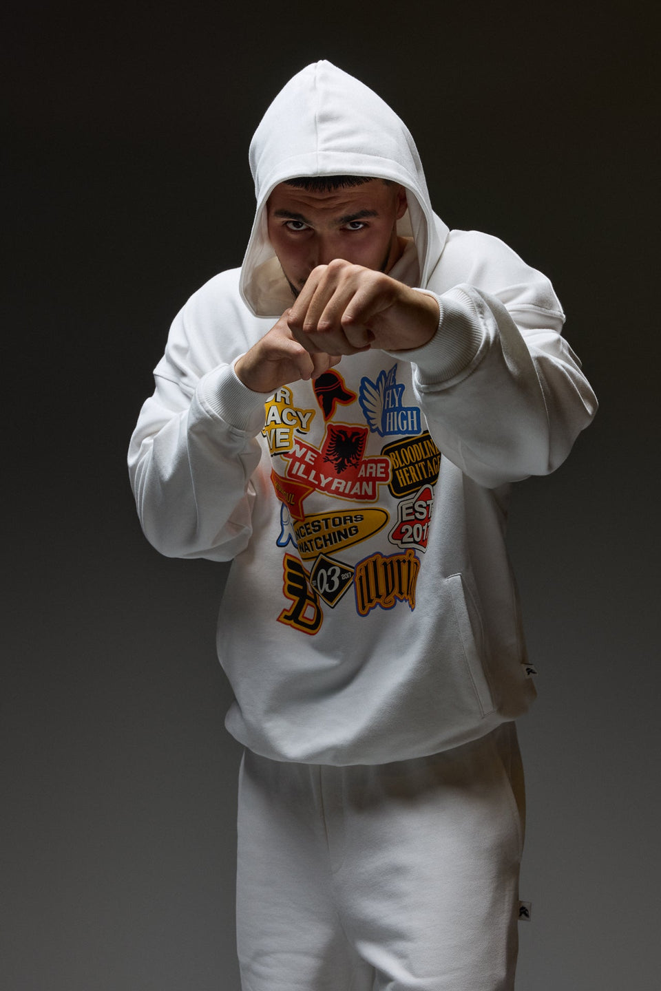 Illyrian Forever Hoodie - White
