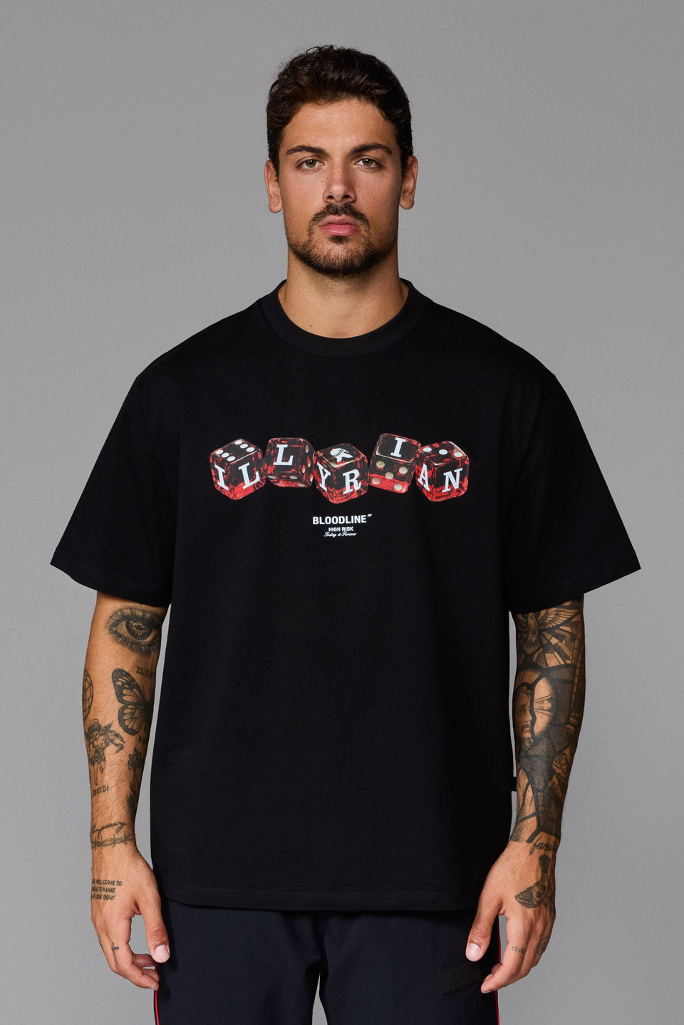 Illyrian Dice T-shirt - Black