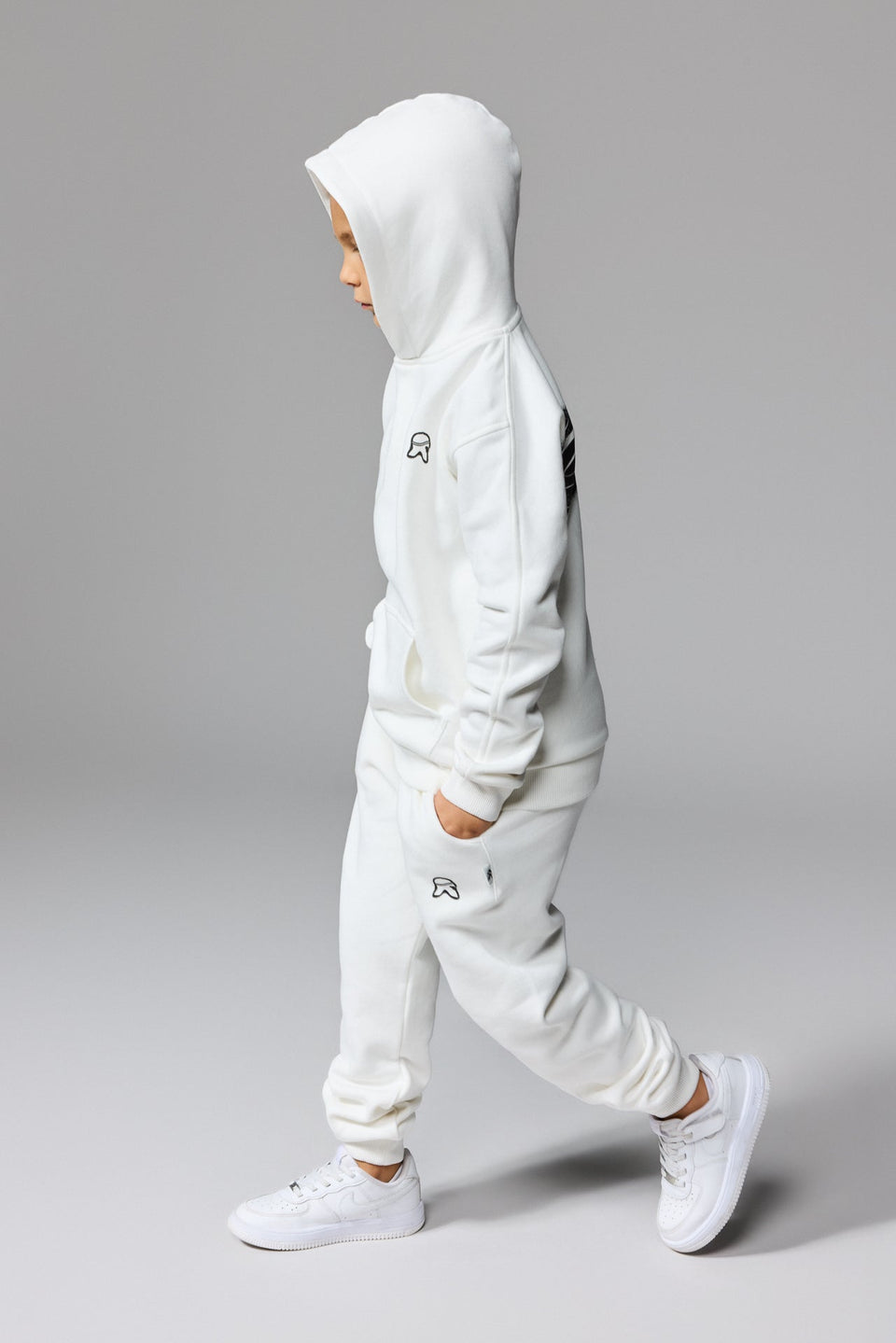 Kids’ Illyrian Ink Hoodie - White