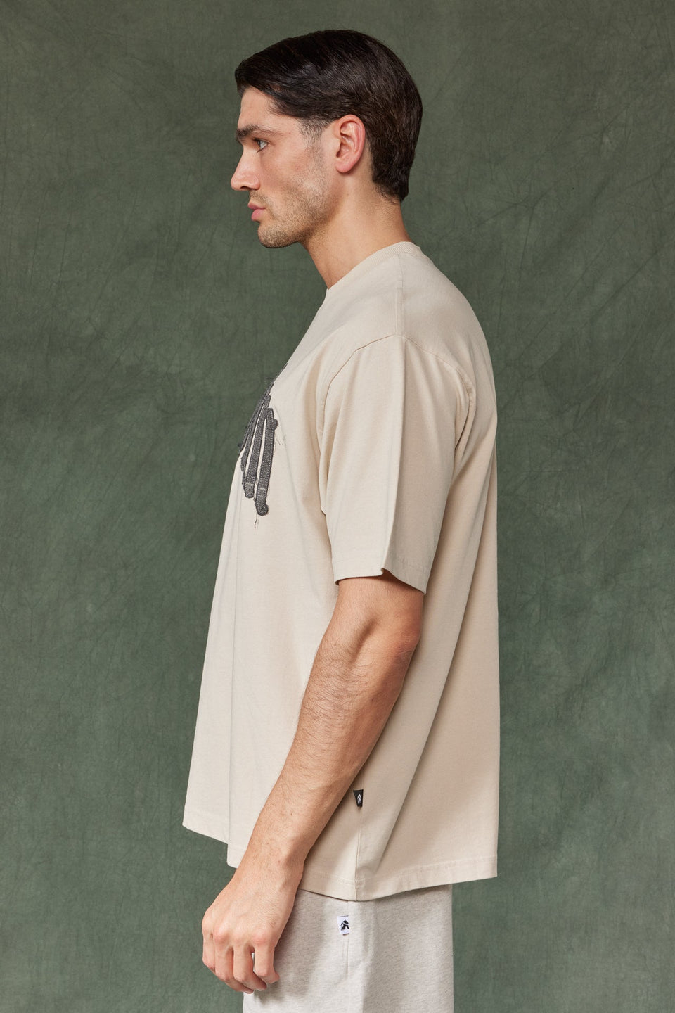 Illyrian Denim T-shirt - Stone