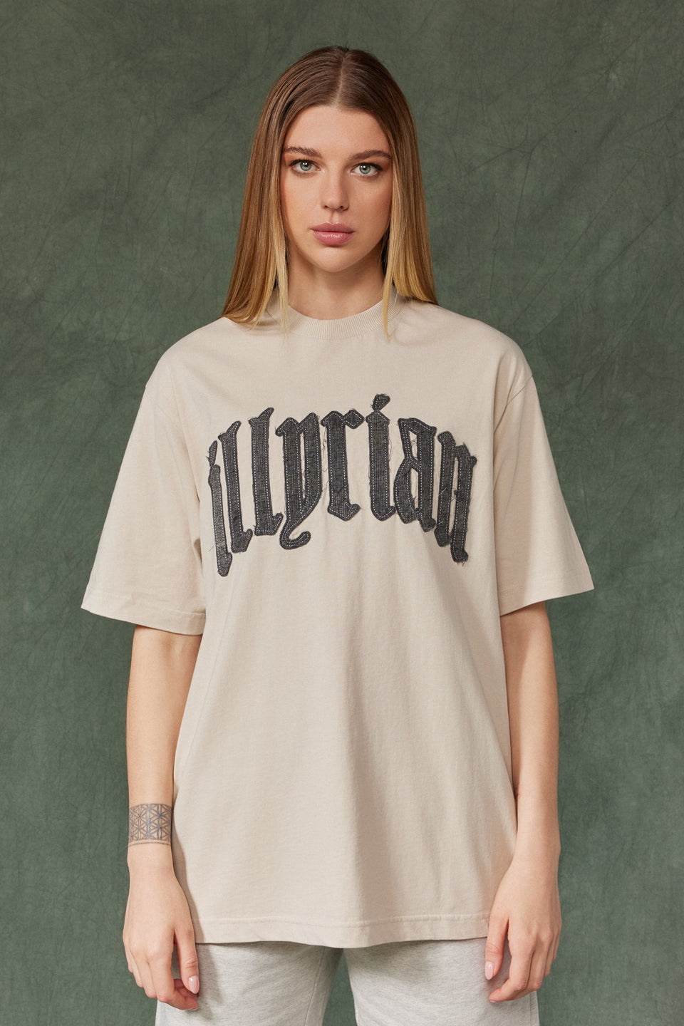 Illyrian Denim T-shirt - Stone