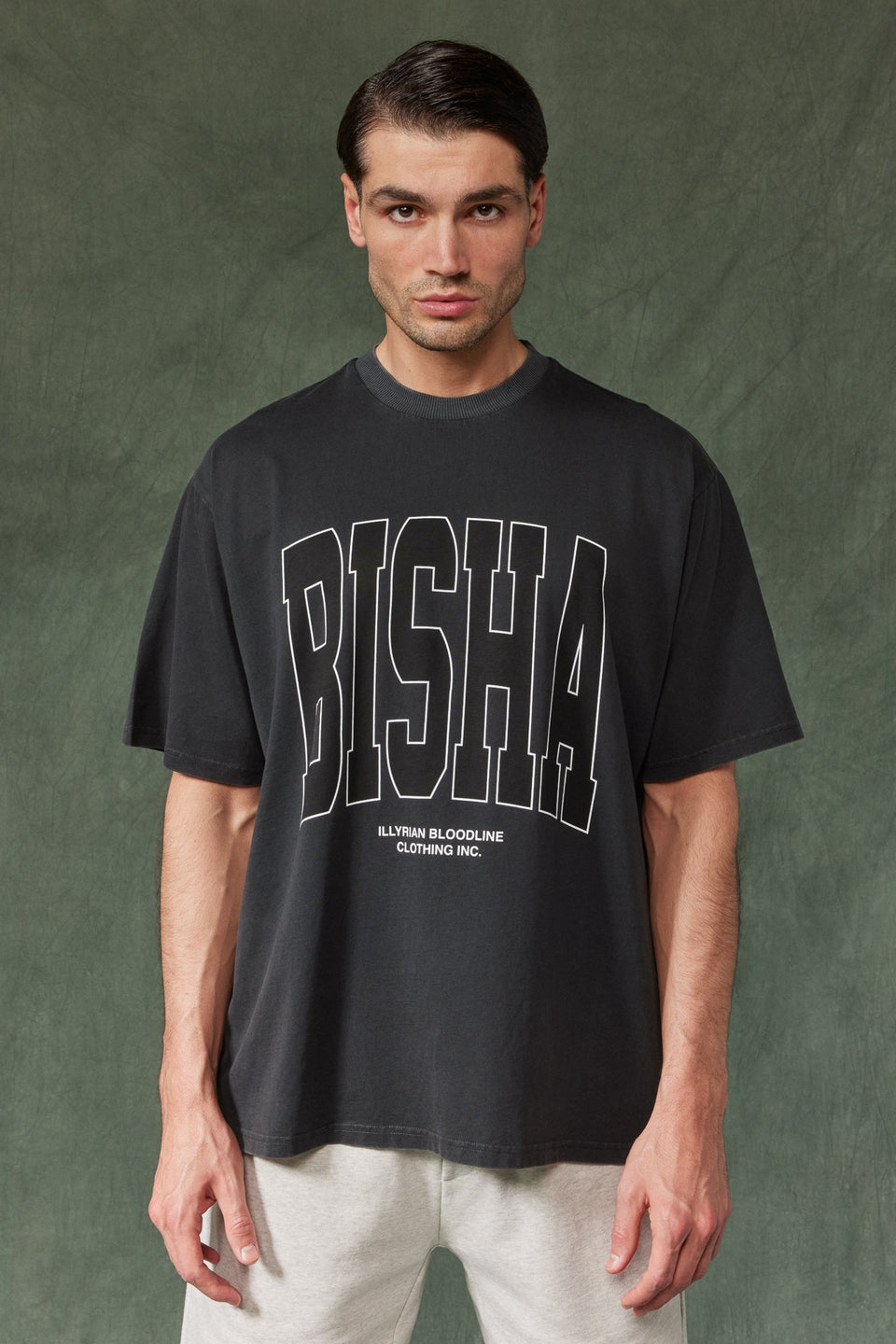 Illyrian Bisha Tee - Washed Black