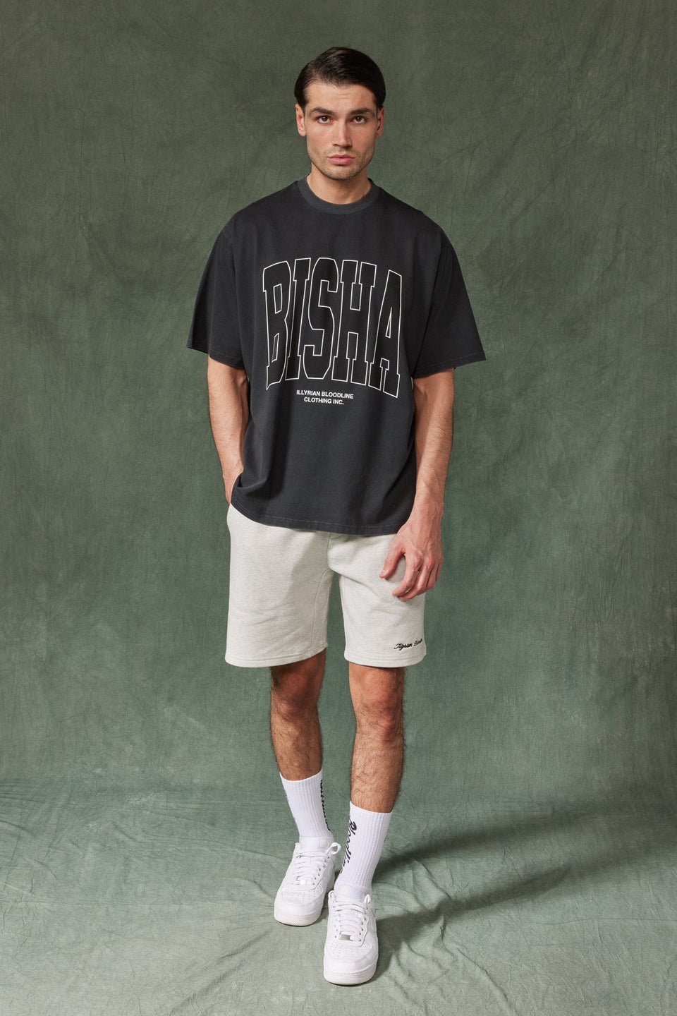 Illyrian Bisha Tee - Washed Black
