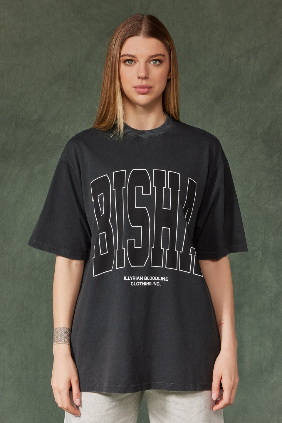 Illyrian Bisha Tee - Washed Black