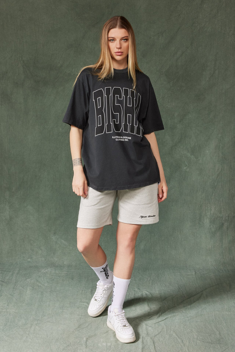 Illyrian Bisha Tee - Washed Black