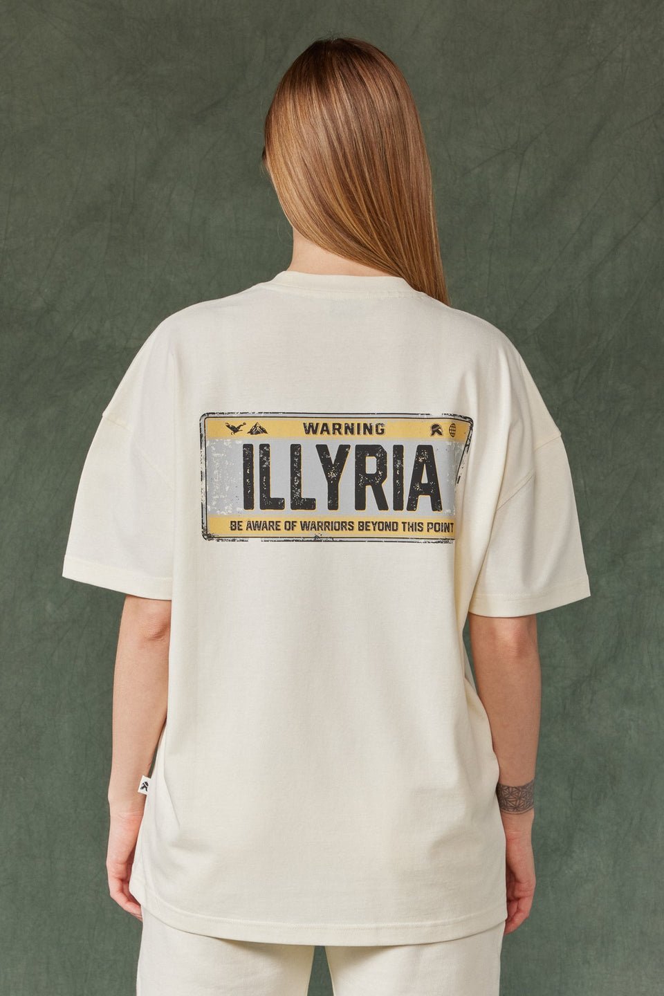 Illyrian Road Sign T-shirt - White