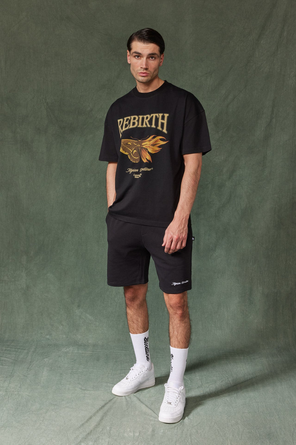 The Illyrian Cotton Shorts - Black