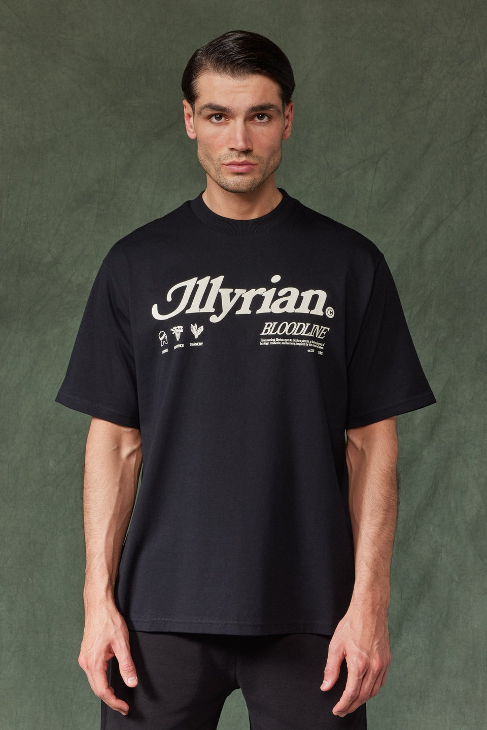 Illyrian Puff T-shirt - Black