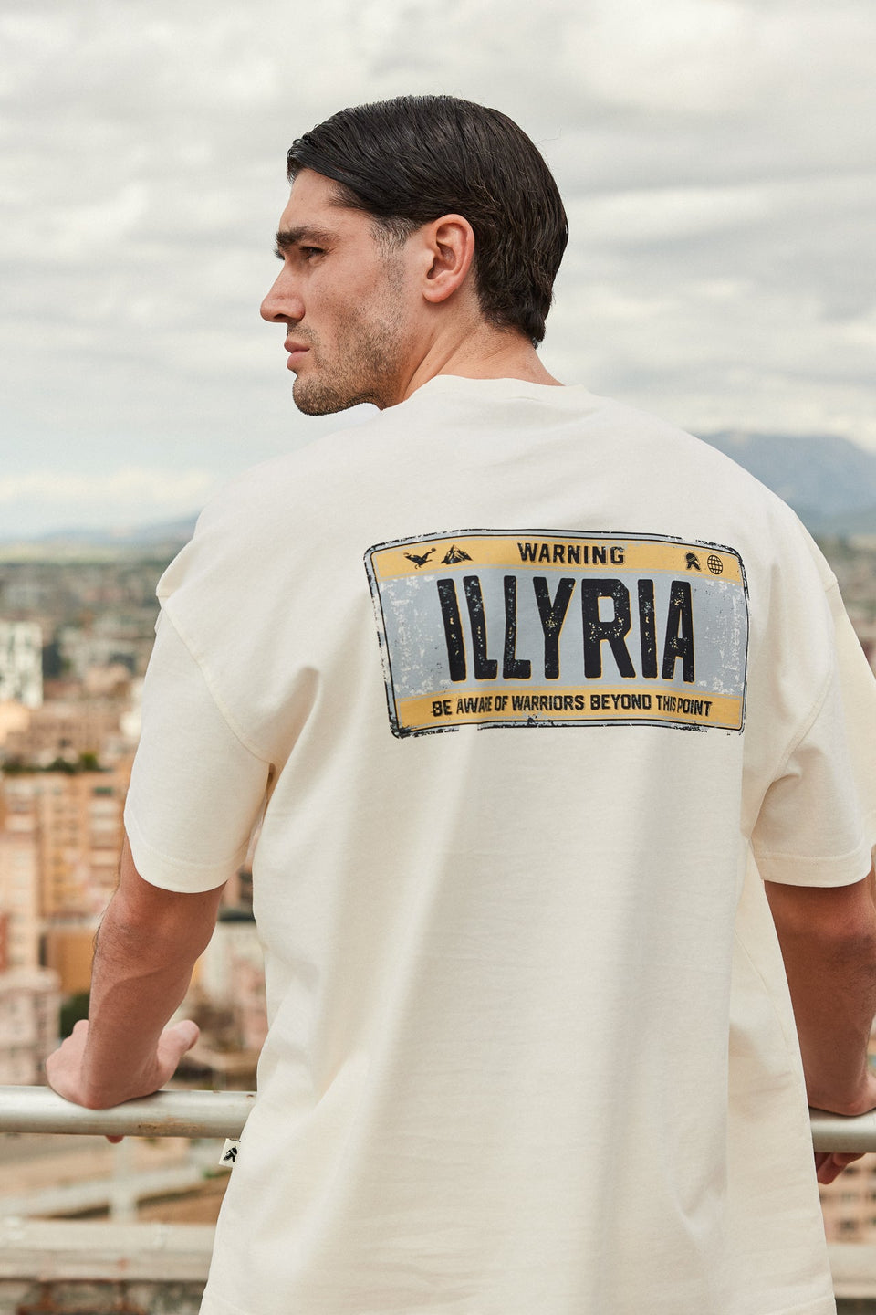 Illyrian Road Sign T-shirt - White