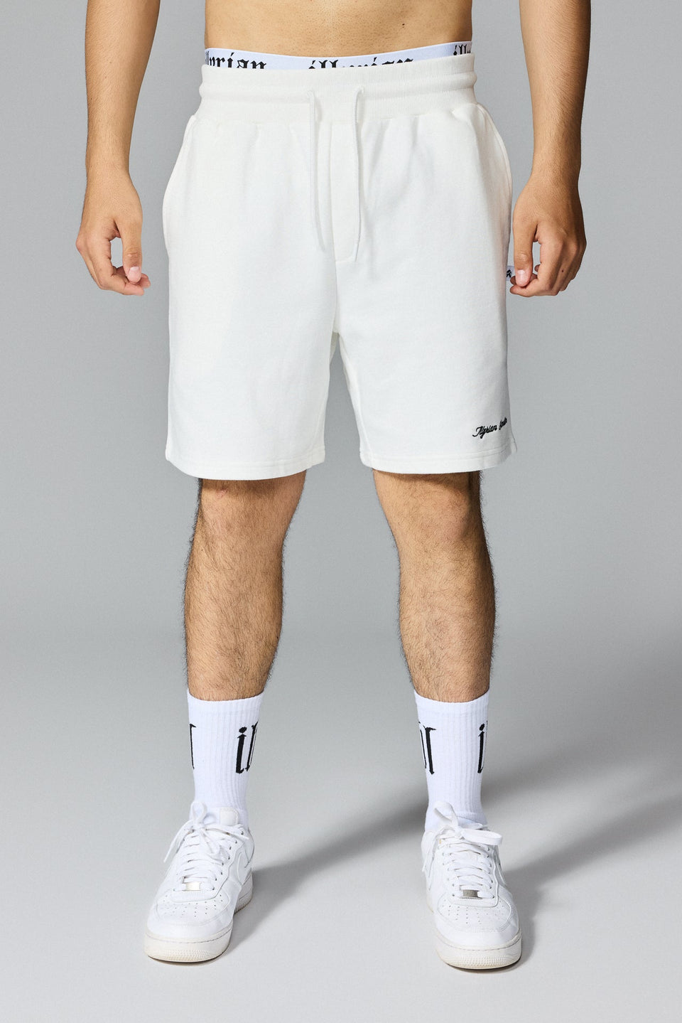The Illyrian 26 Cotton Shorts - White
