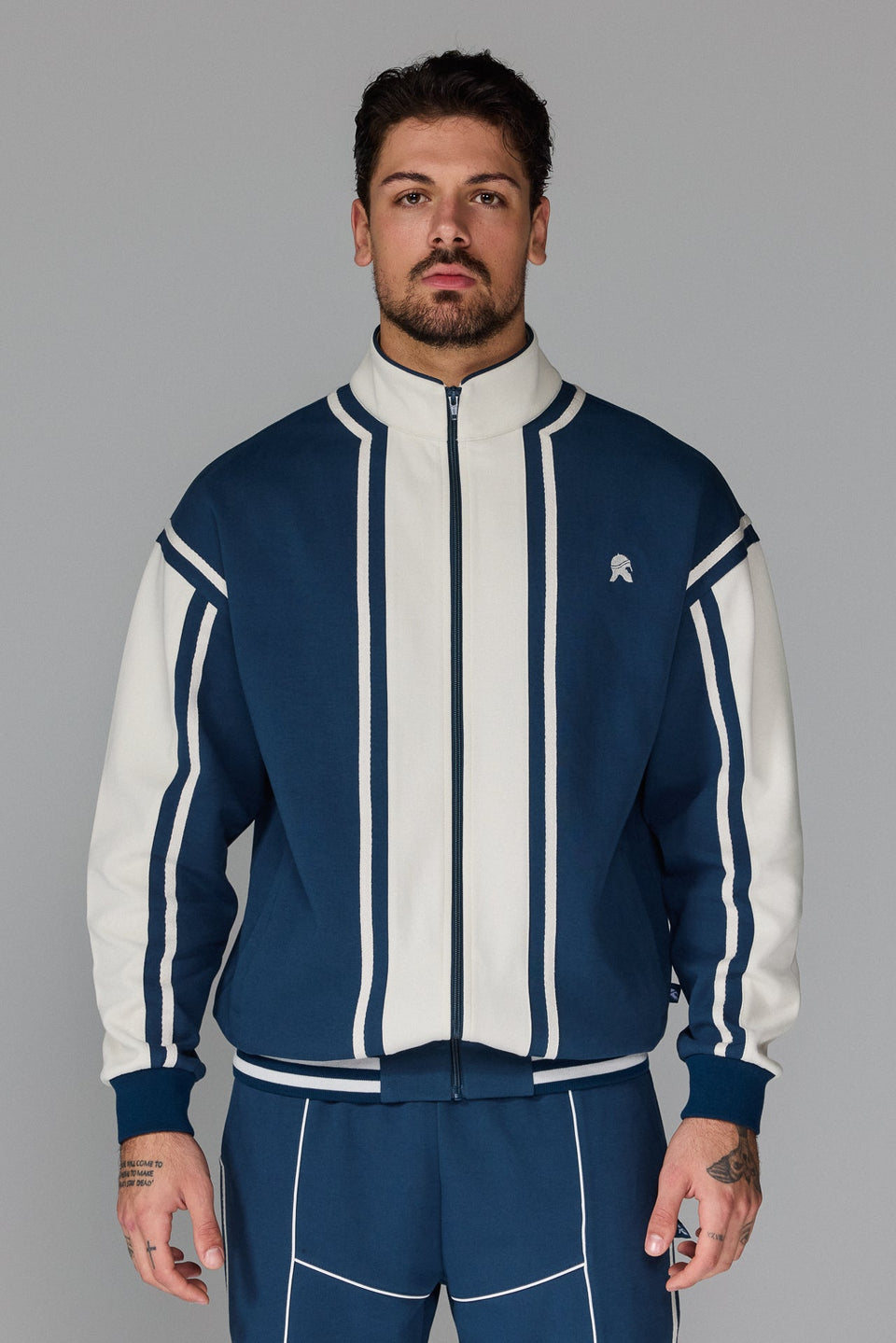 Culture Zipped Jacket - Blue