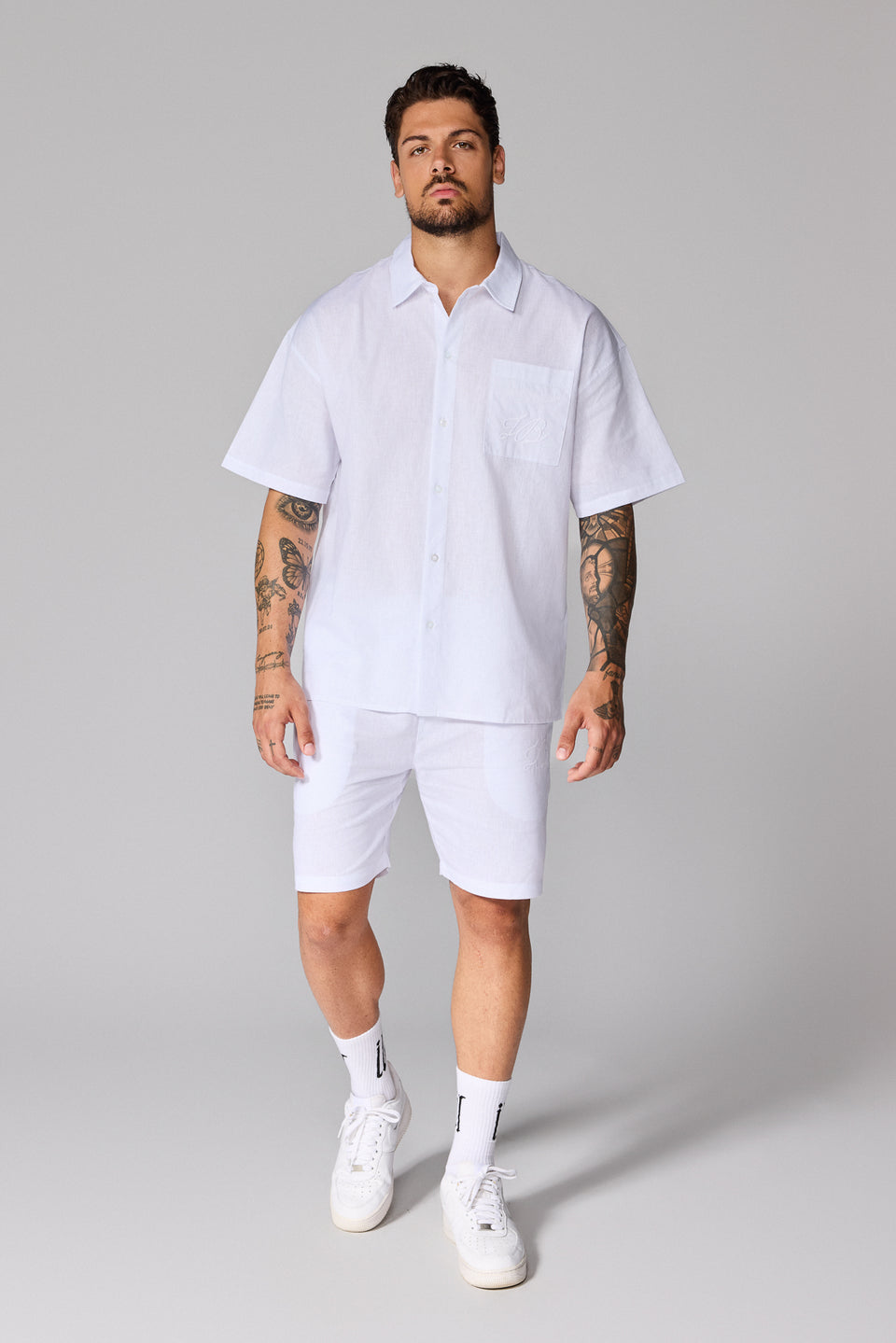 Men’s S26 Linen Shirt - White