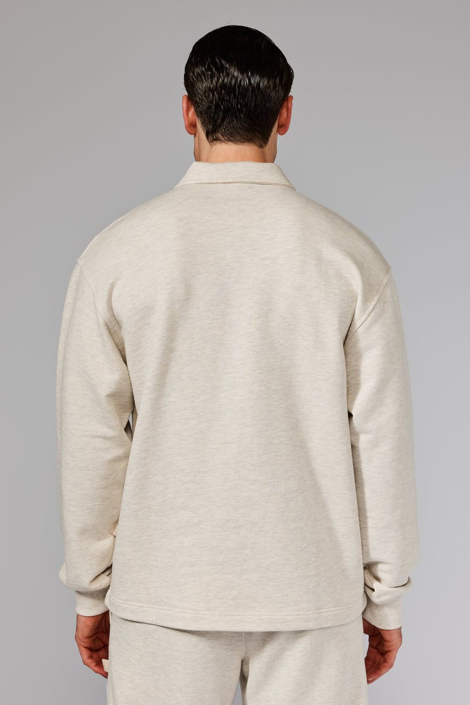 Dardania Half-Zip Sweater - Grey