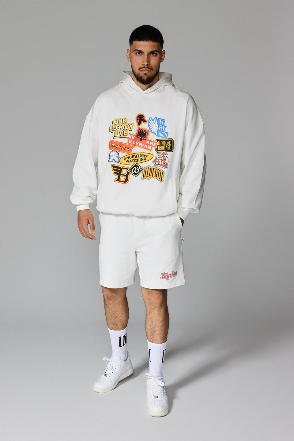 Illyrian Forever Hoodie - White
