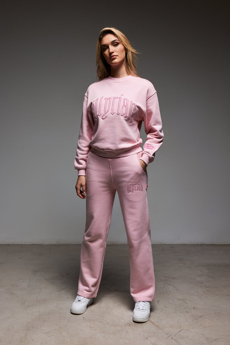 Women's Pink Patch Sweater