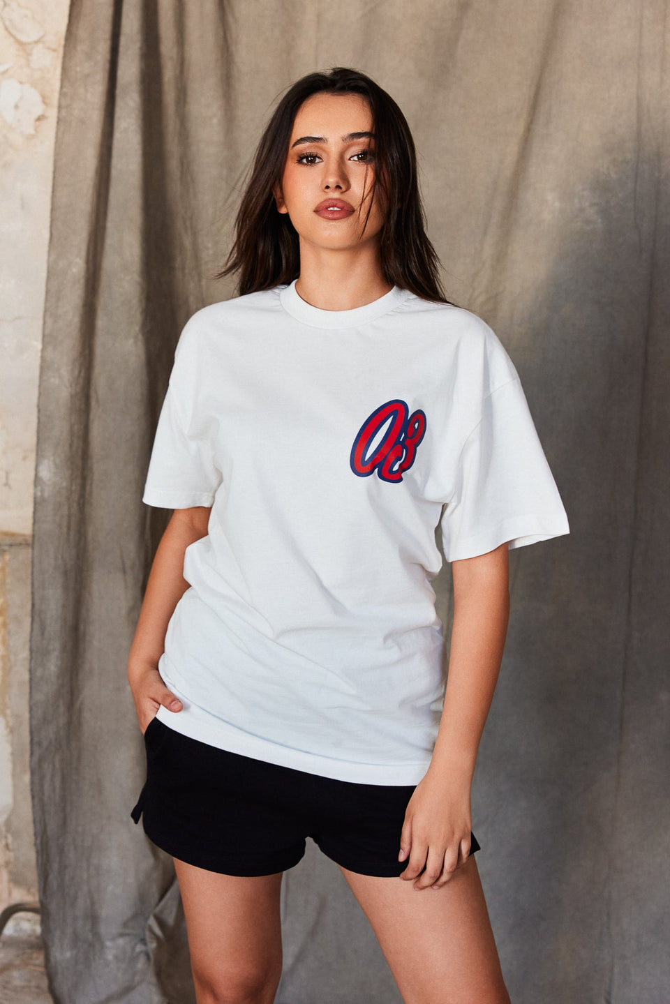 Three Logo SS24 T-shirt - White