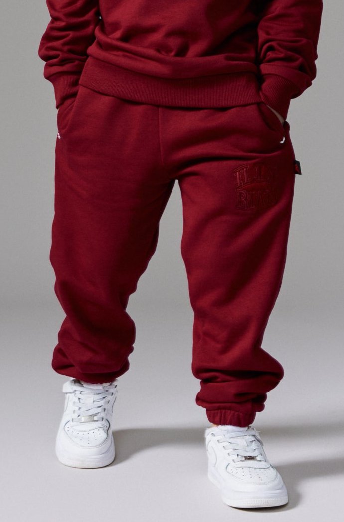 Illyrian Kids Joggers - Burgundy