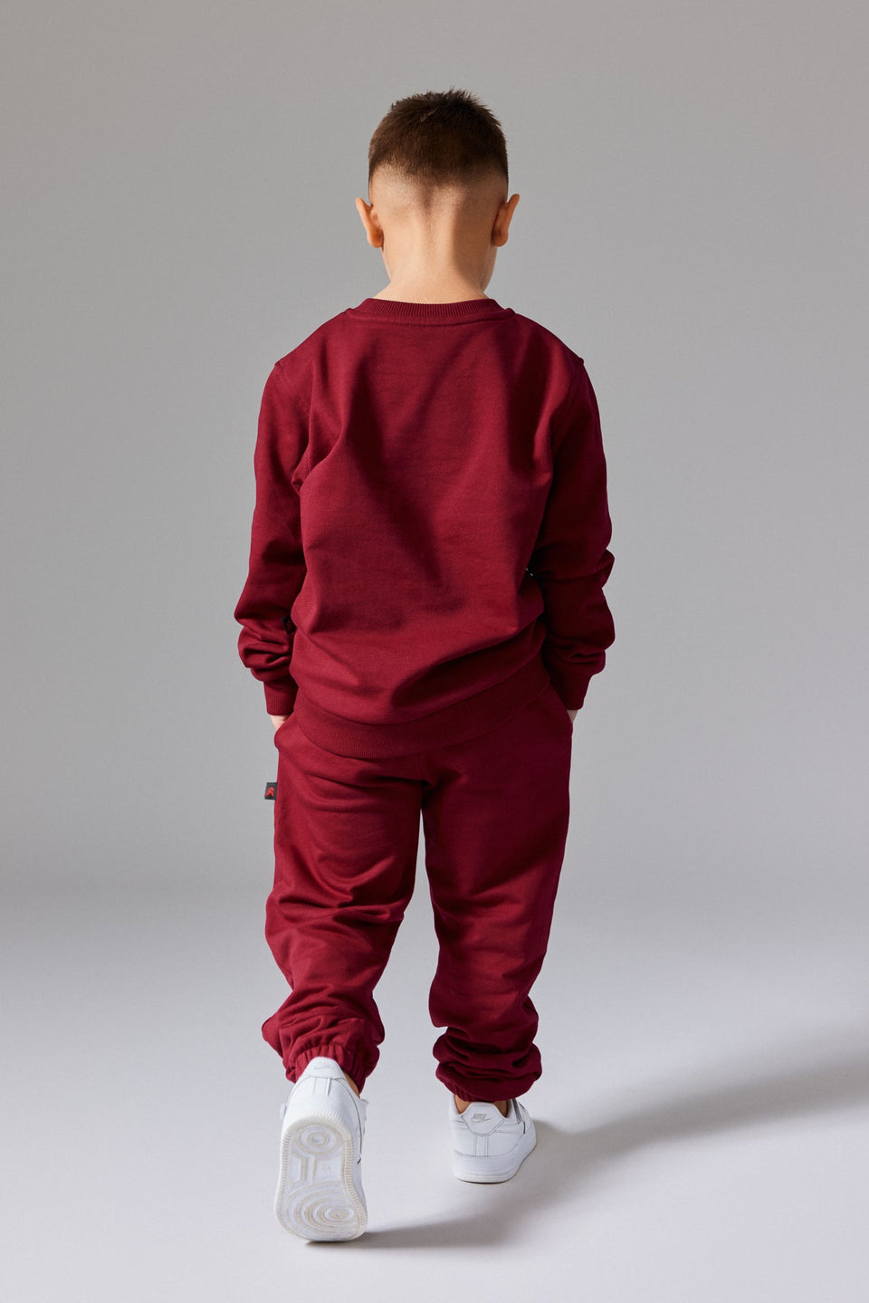 Illyrian Patch Kids Sweater - Burgundy