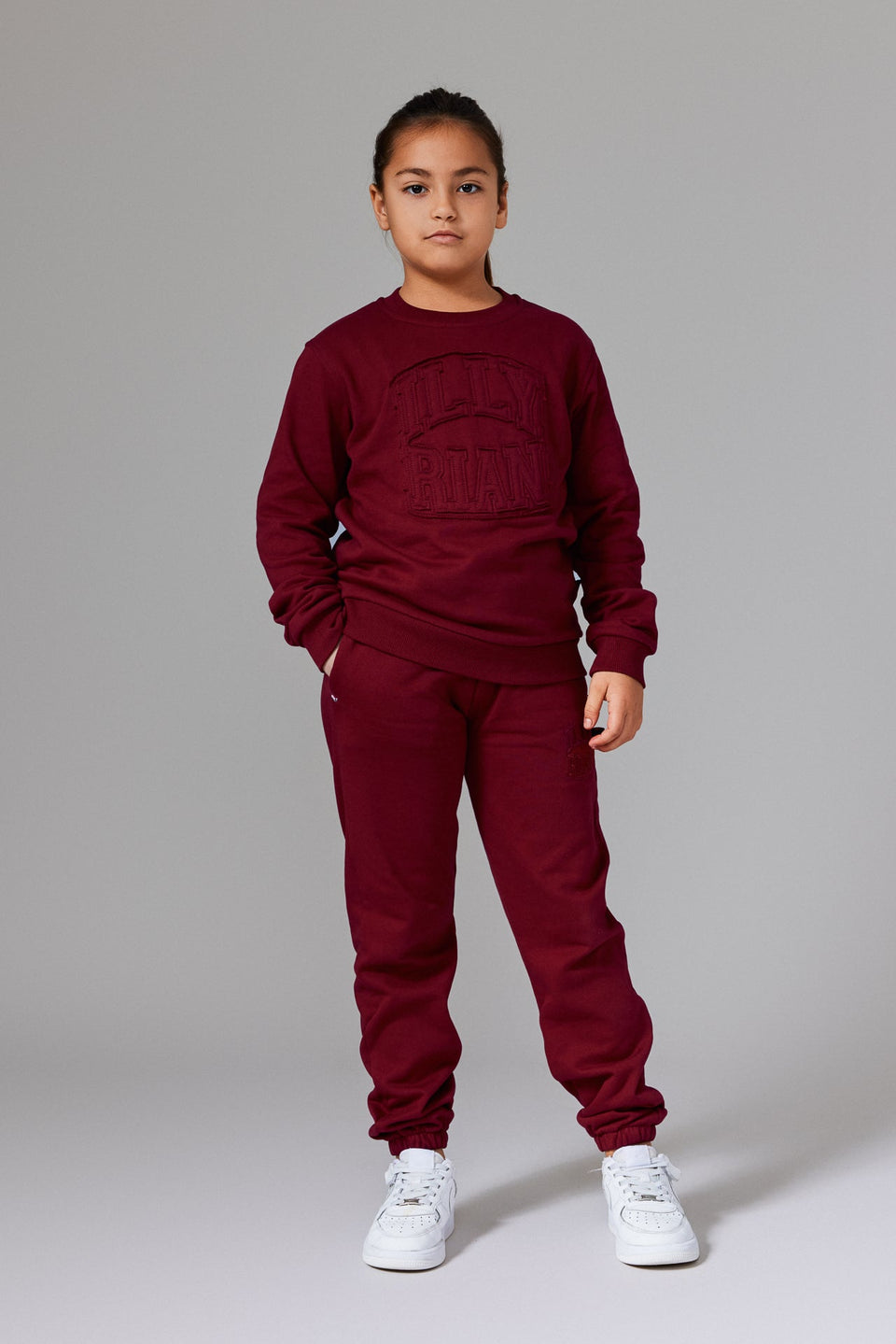 Illyrian Kids Joggers - Burgundy