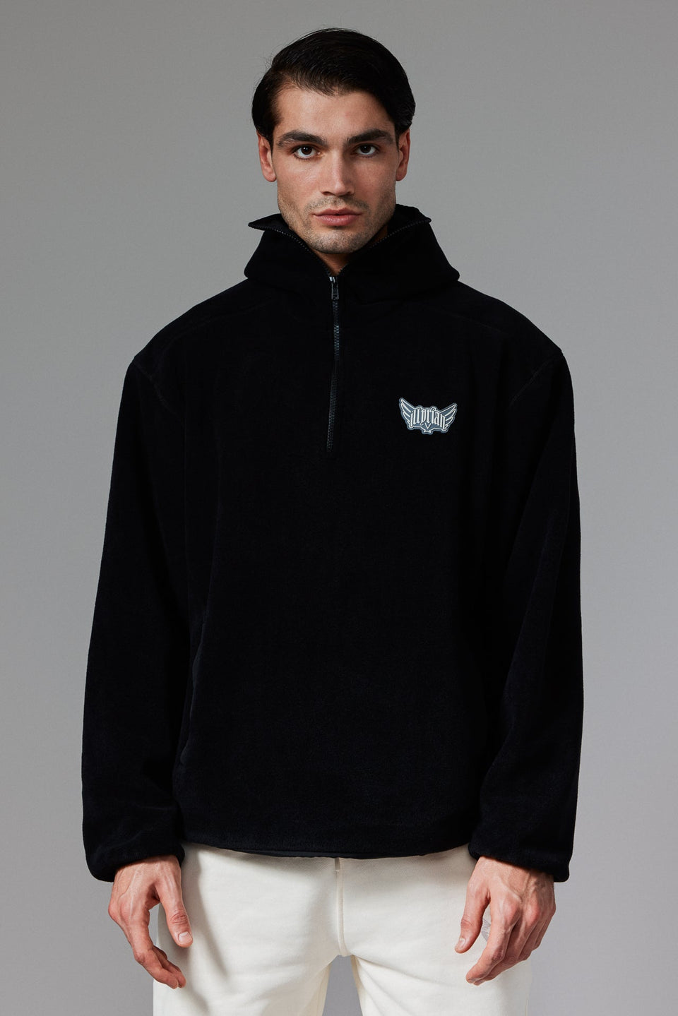 Illyrian Fleece Hoodie - Black