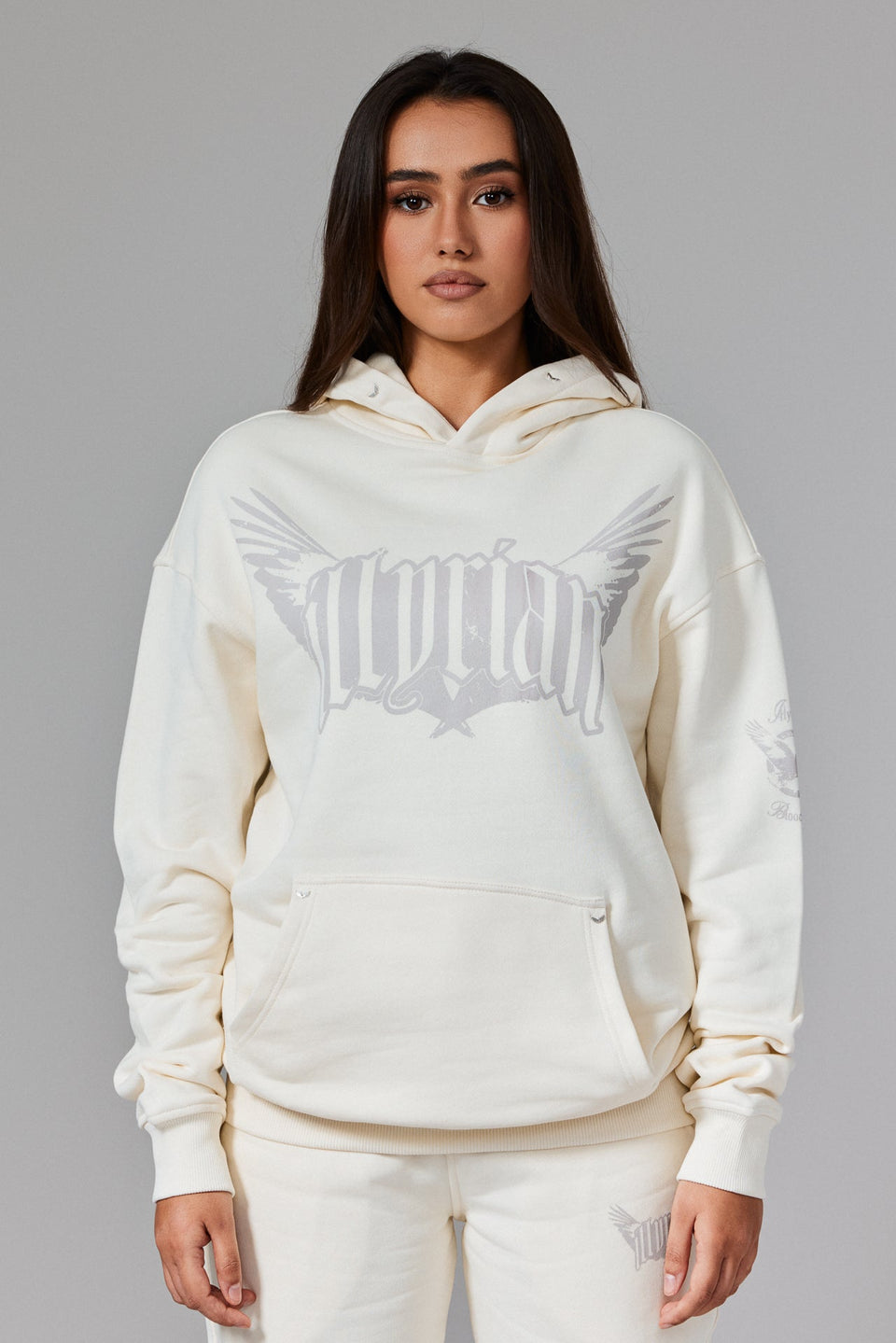 Illyrian Wings Hoodie - White