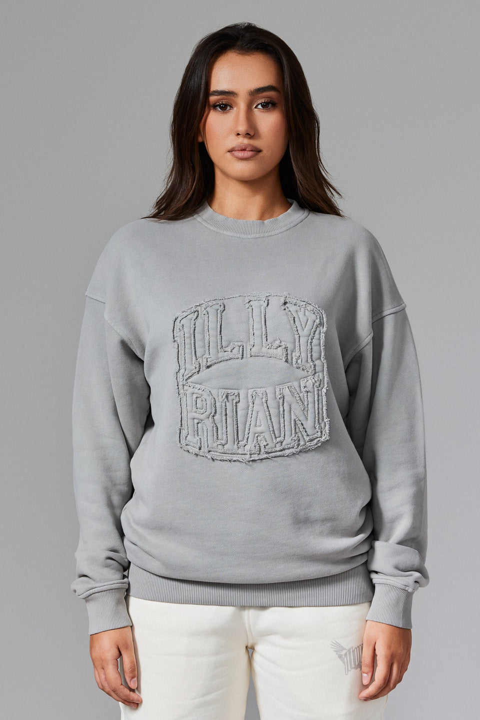 Illyrian Patch Sweater - Grey