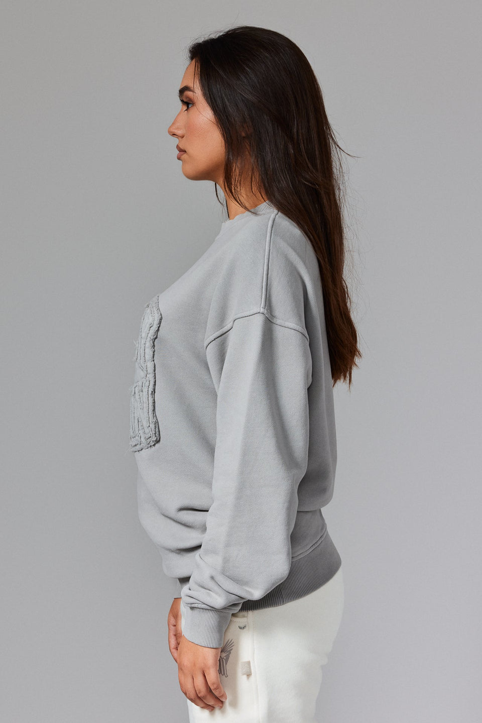 Illyrian Patch Sweater - Grey