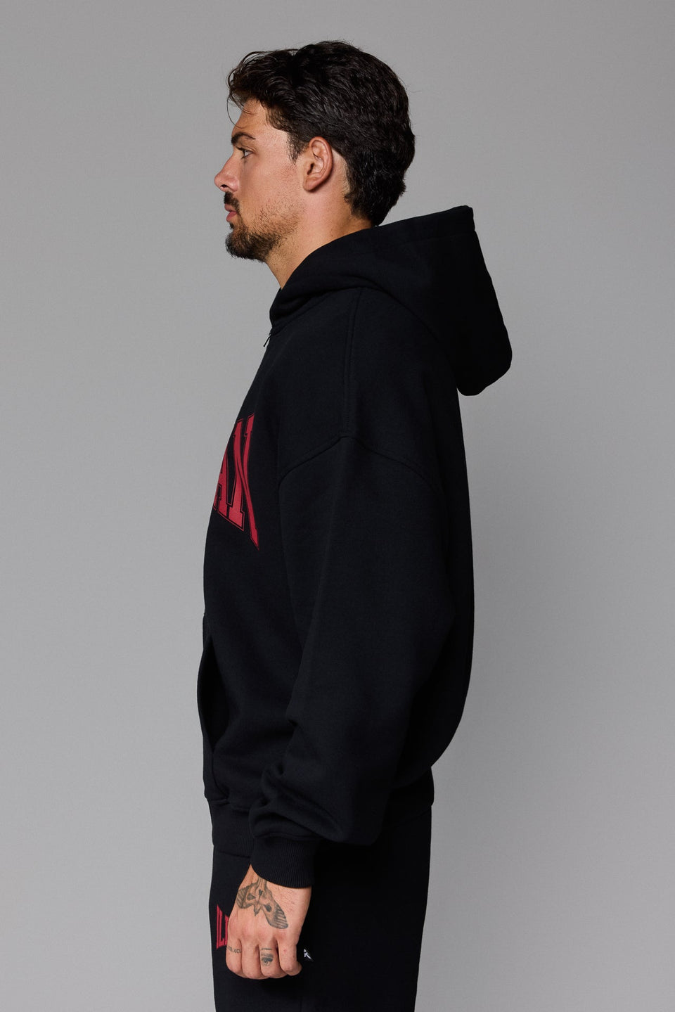 Illyrian AW26 Zipped Hoodie - Black