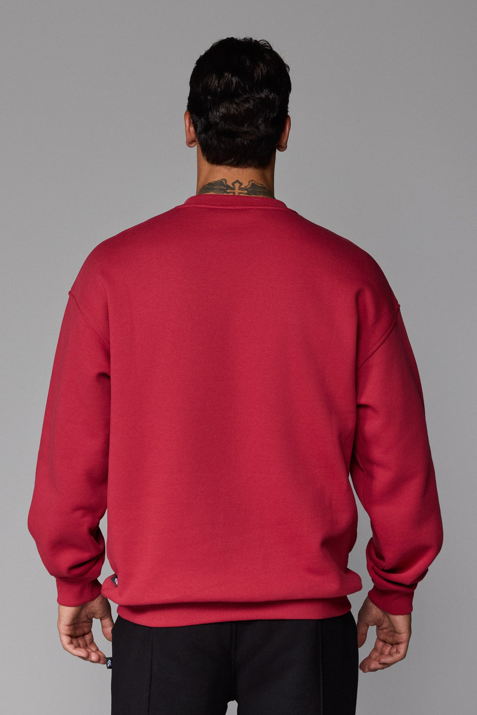 Illyrian Chest Logo Sweater - Red