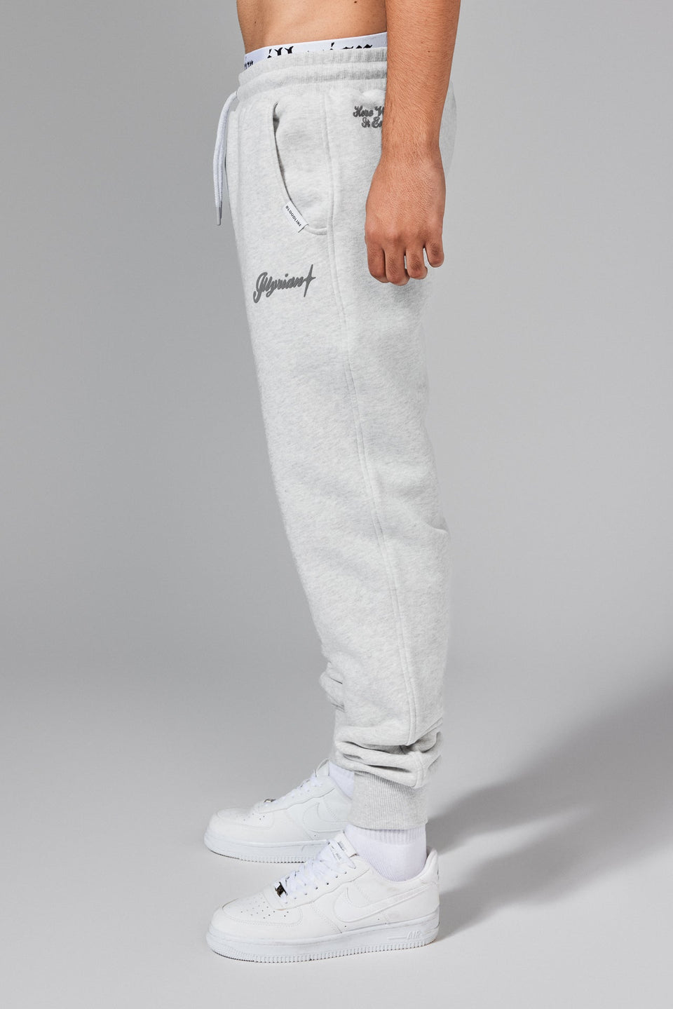 Yll I Ri Joggers - Grey Melange