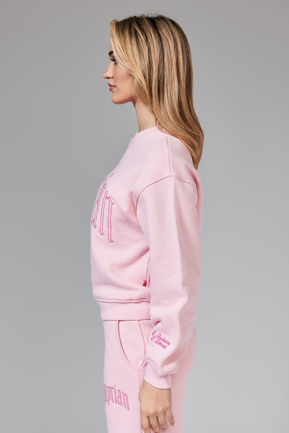 Women's Pink Patch Sweater