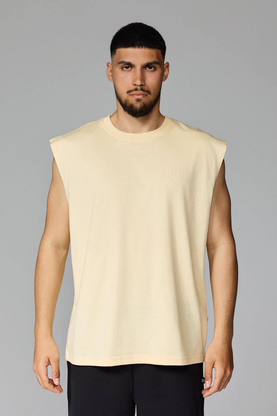 Illyrian Chest Logo Tank Top - Yellow