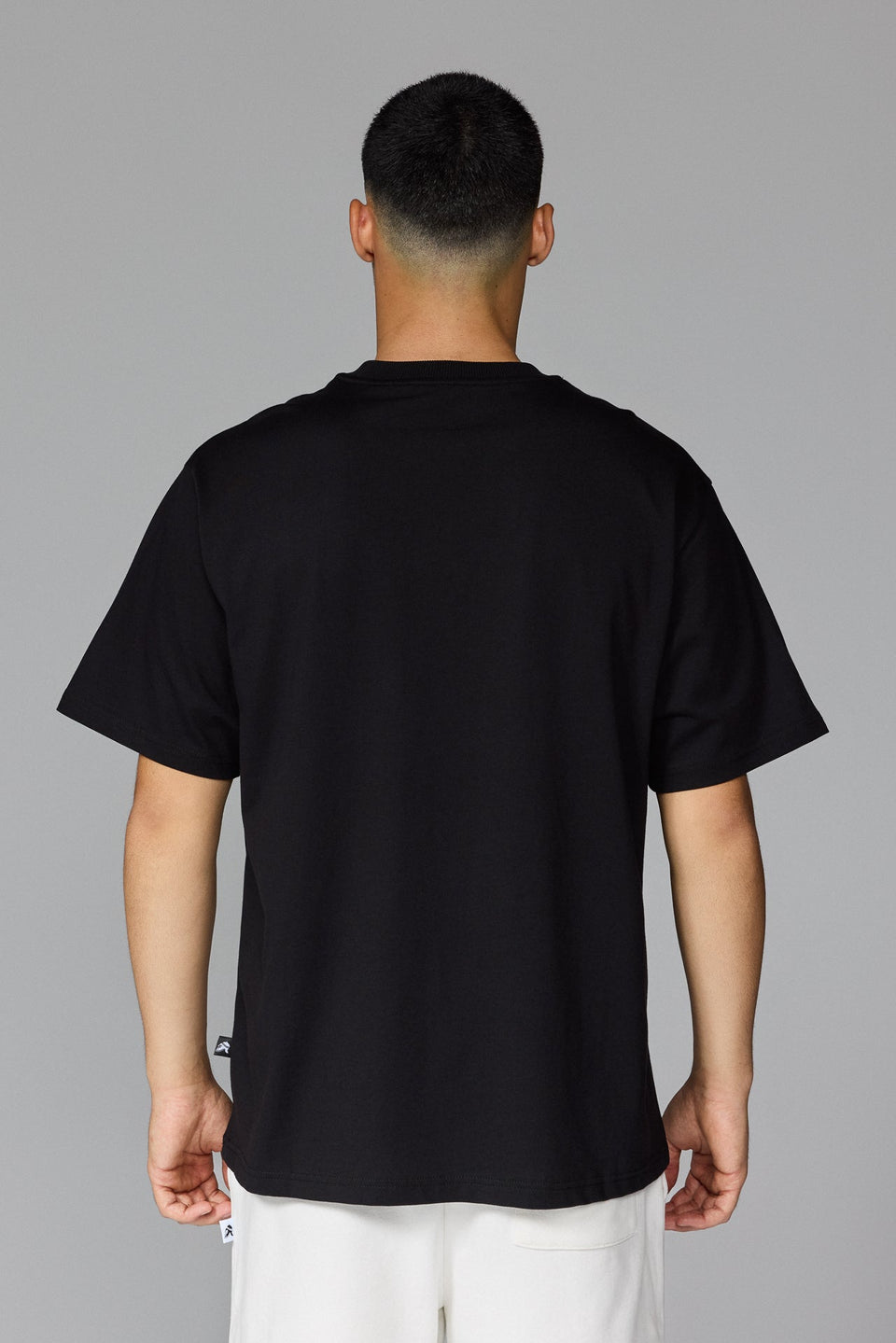 Illyrian Printed Chest Logo Tee - Black