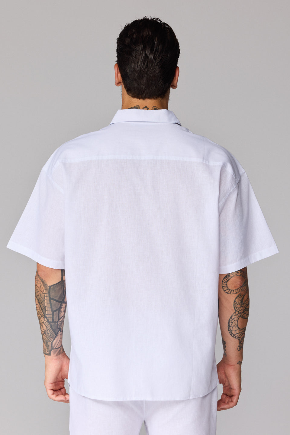 Men’s S26 Linen Shirt - White
