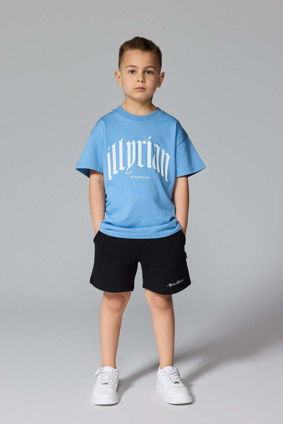 Kids' Illyrian Signature T-shirt - Blue