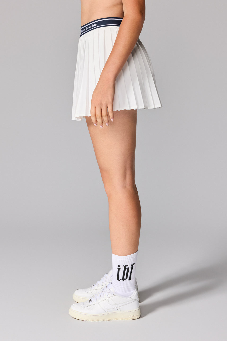 Illyrian Pleated Skirt - White