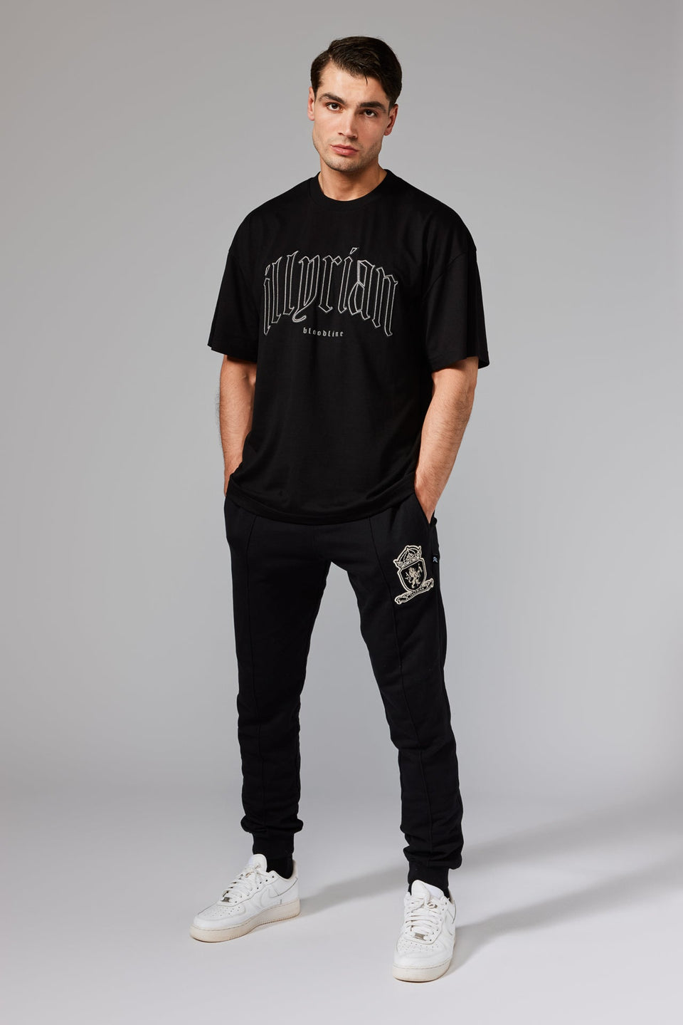 Classical Patch T-Shirt - Black