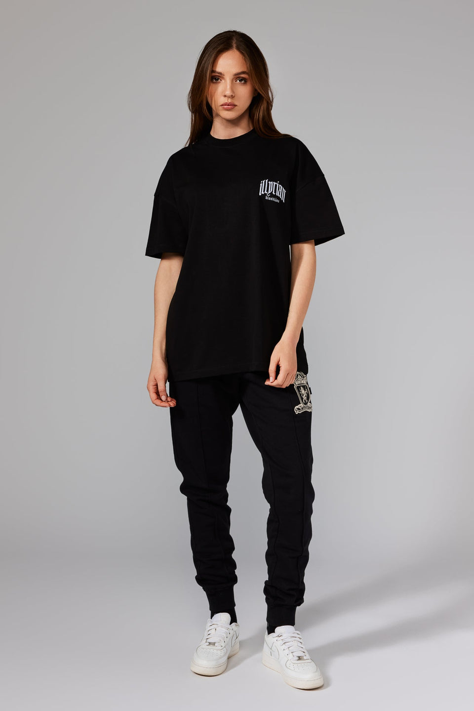 Illyrian Chest Logo Tee - Black