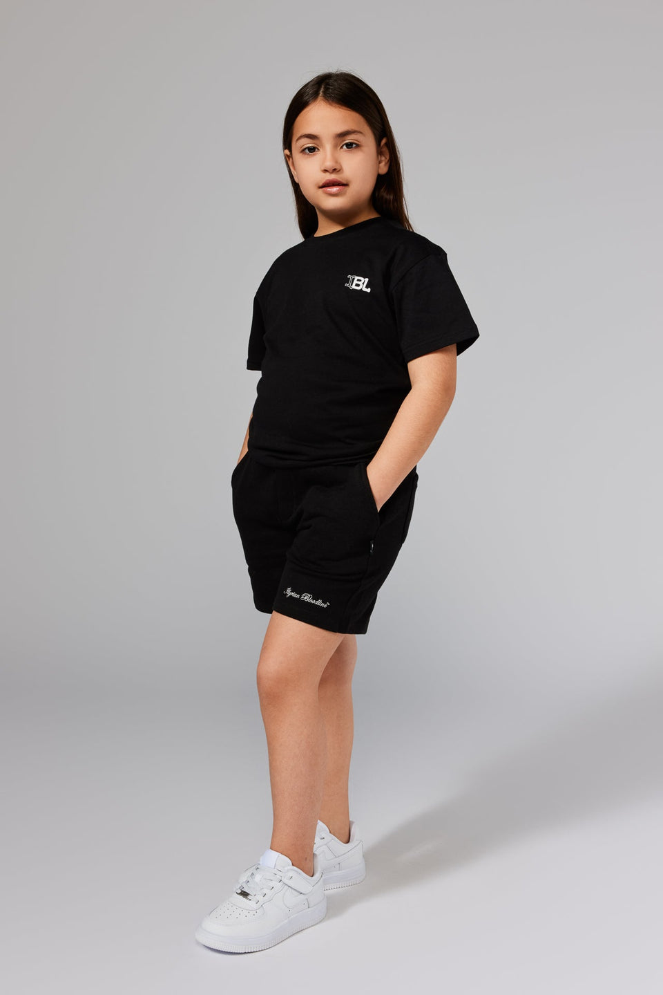 IBL Wavy T-shirt Kids - Black