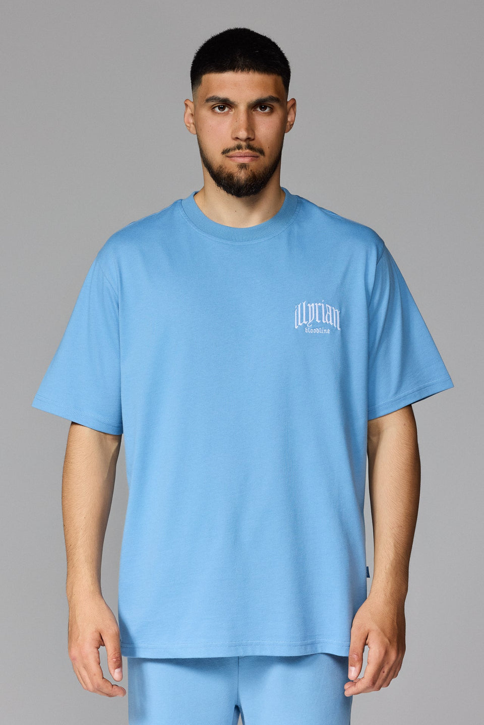 Illyrian Chest Logo Tee - Blue