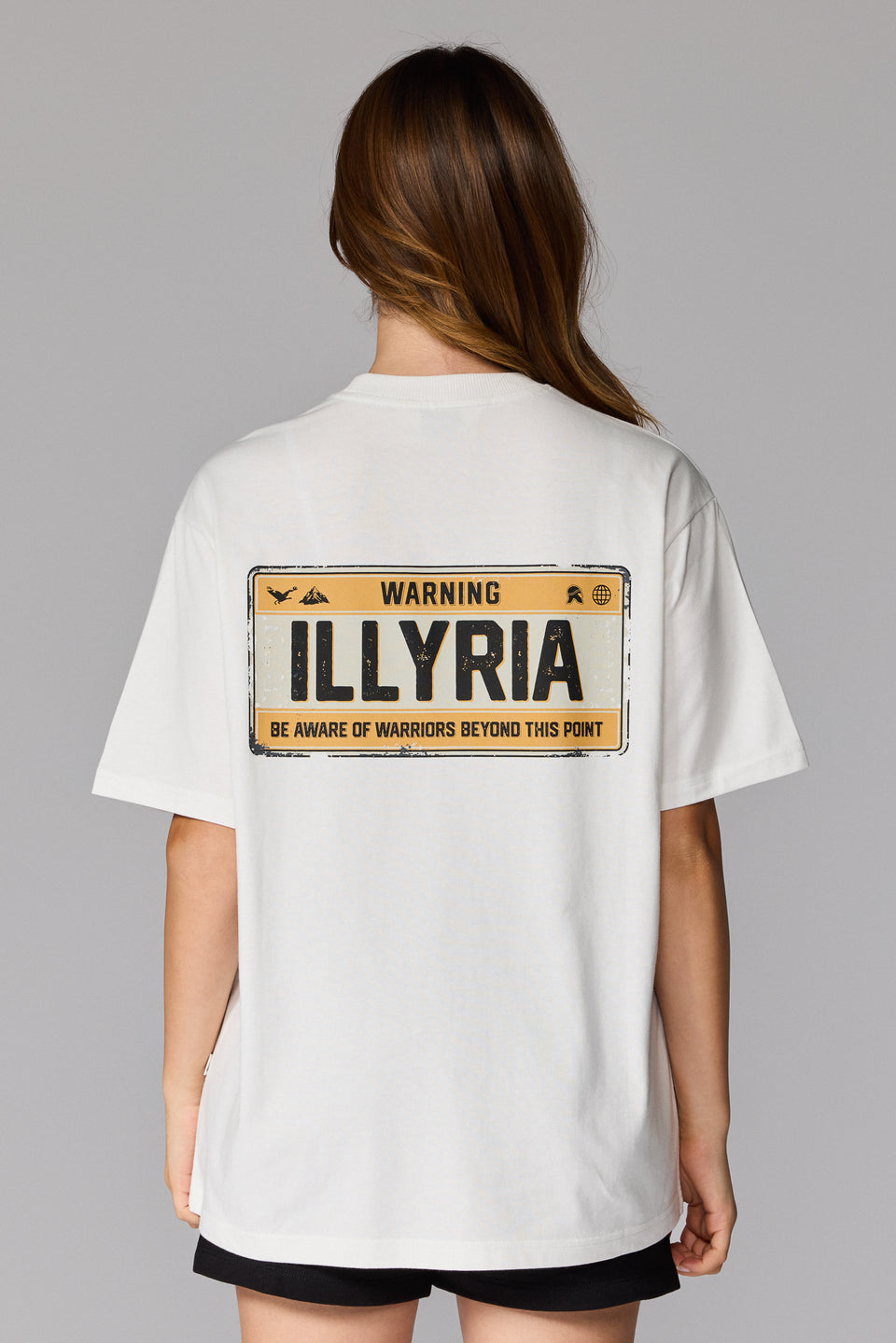 Illyrian S26 Road Sign T-shirt - White