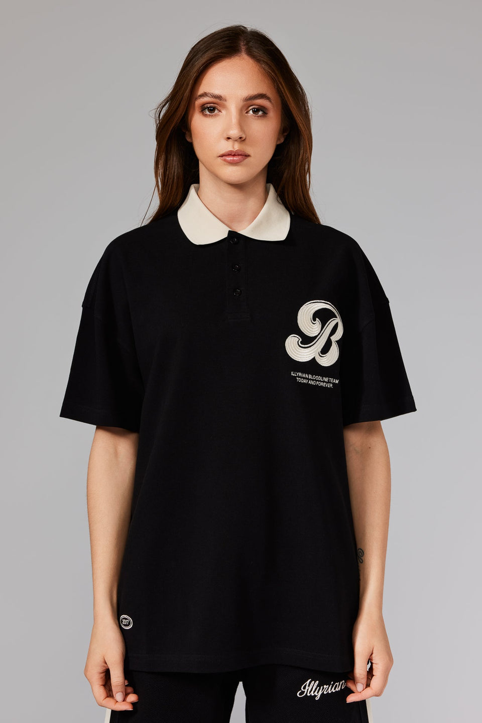 Polo SS24 Pique T-shirt - Black