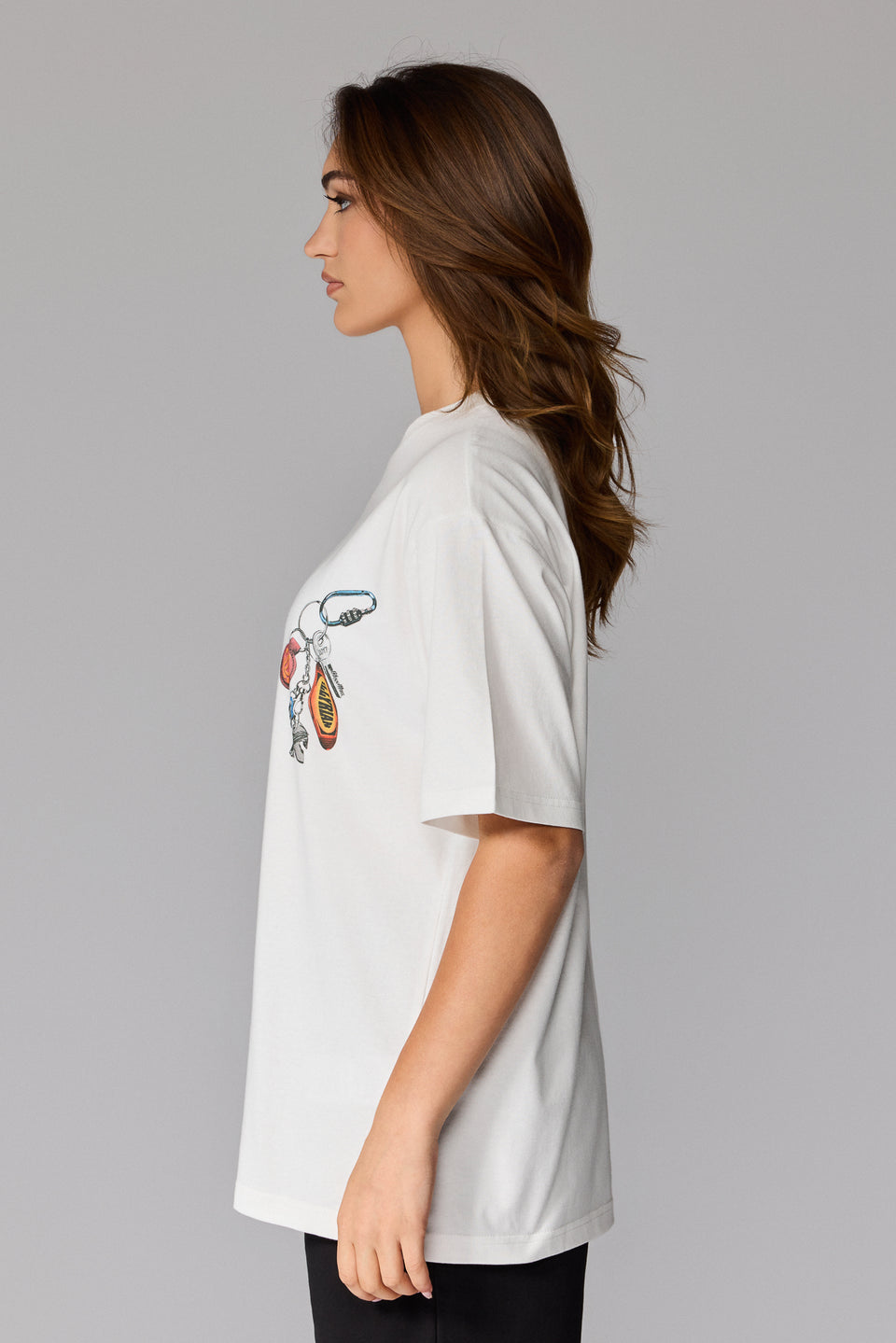 Illyrian Keychain T-shirt Front - White