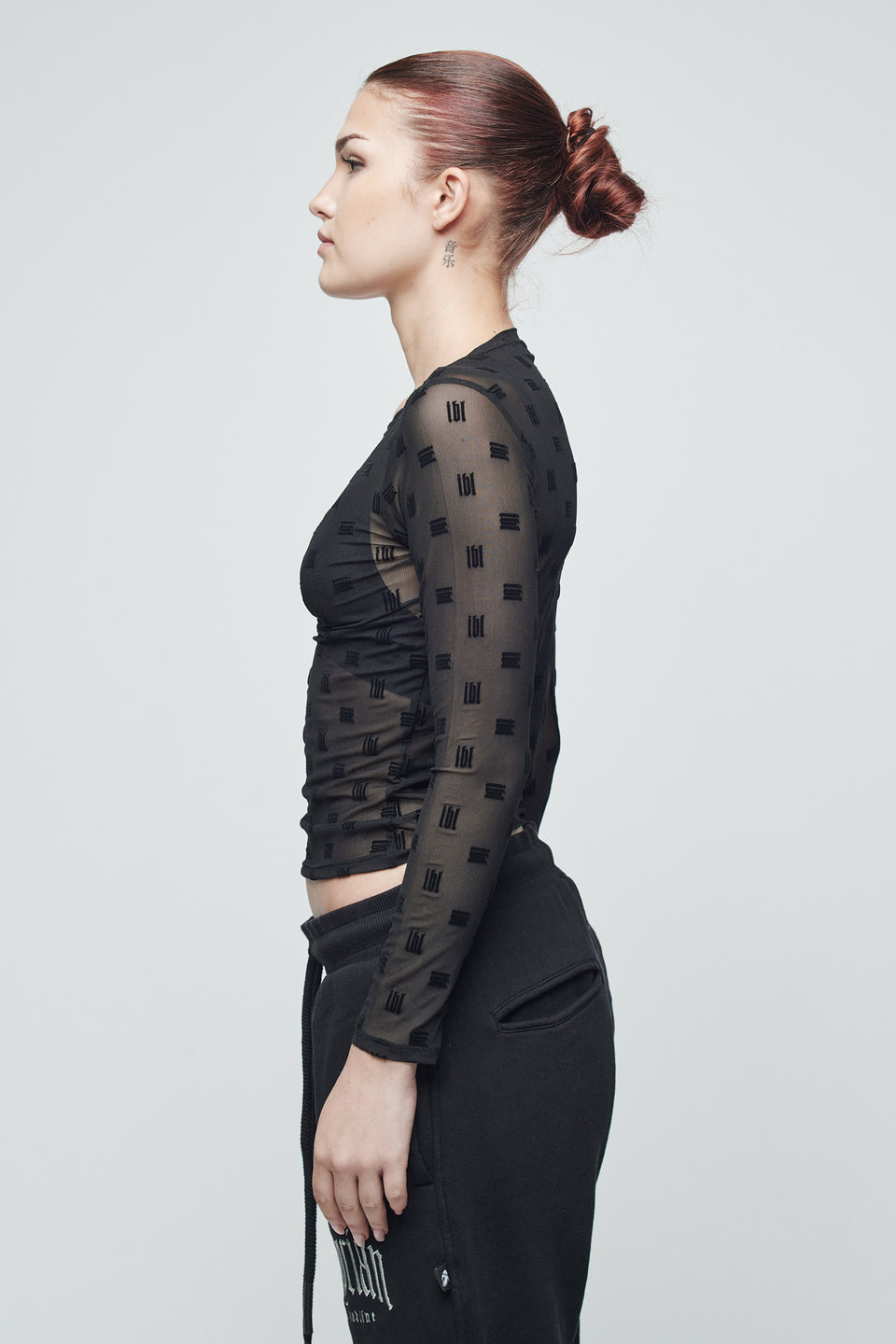 E Bukura Mesh Top - Black