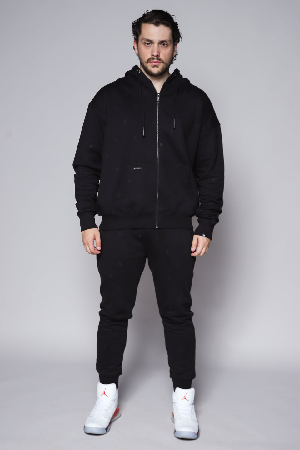 IBL - Zipped Black Hoodie