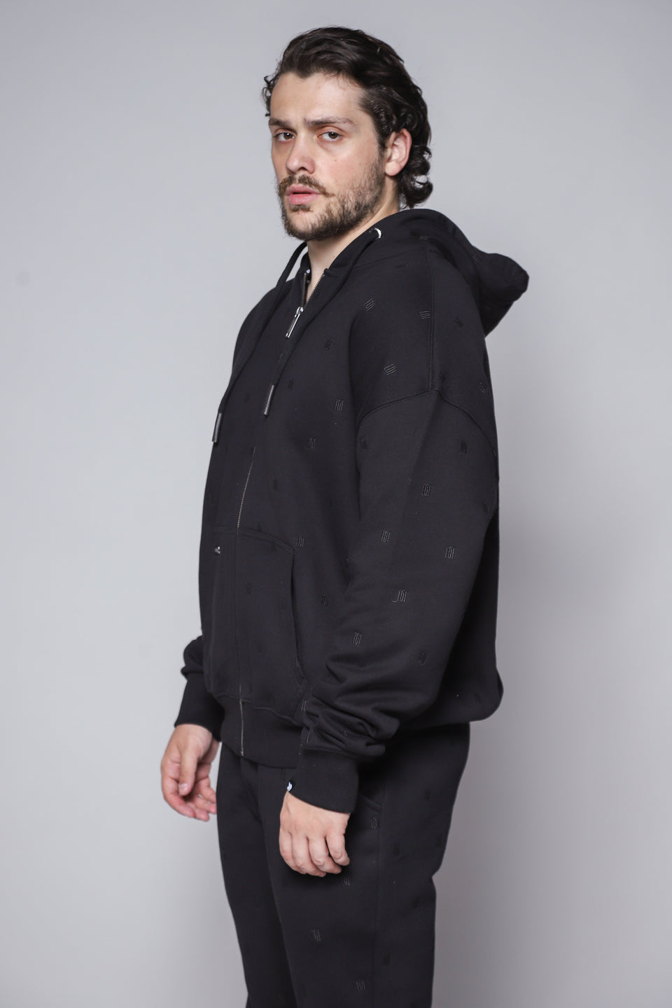 IBL - Zipped Black Hoodie