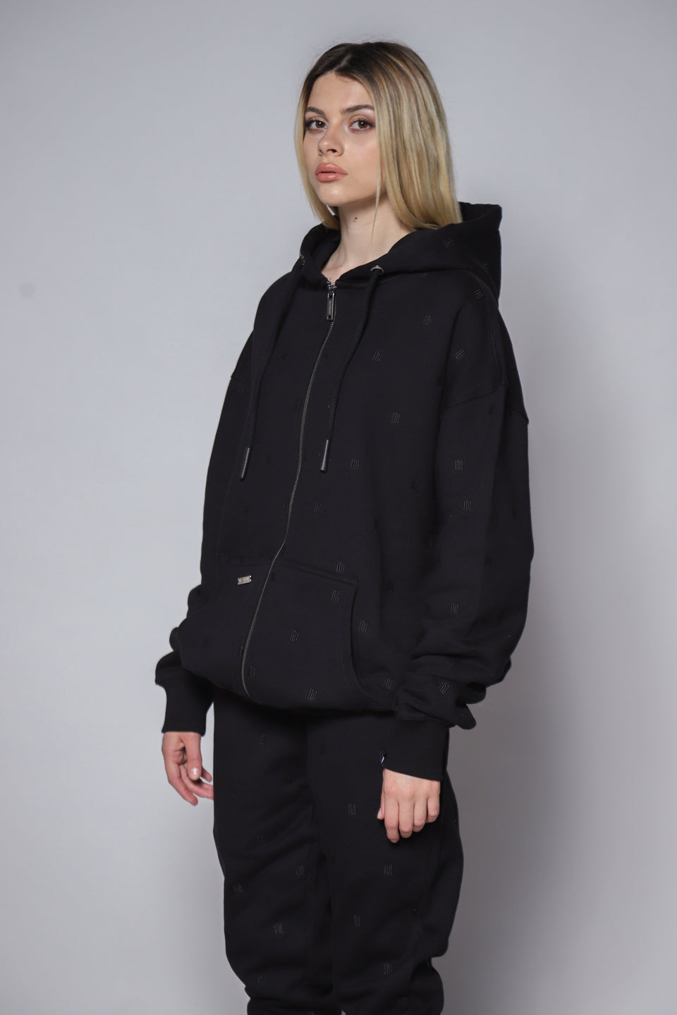 IBL - Zipped Black Hoodie