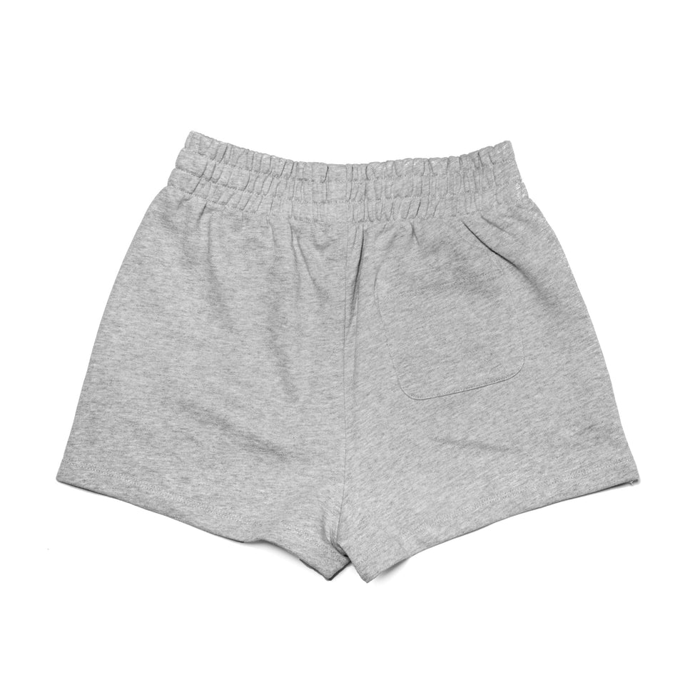 Women's Mid Waist Grey Shorts