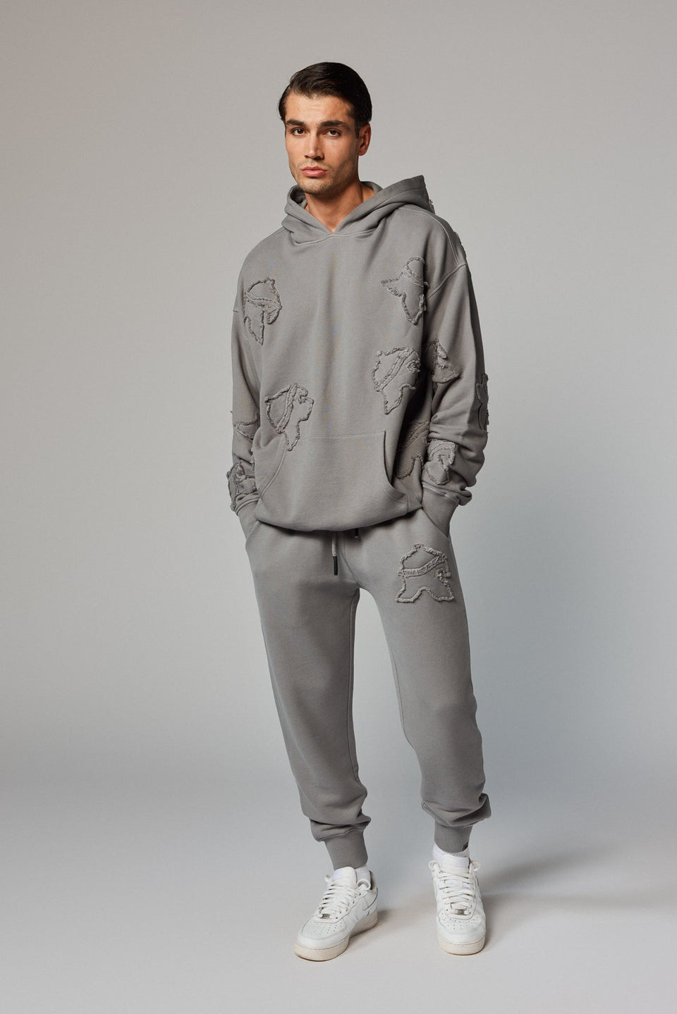 Helmet Patch Joggers - Grey