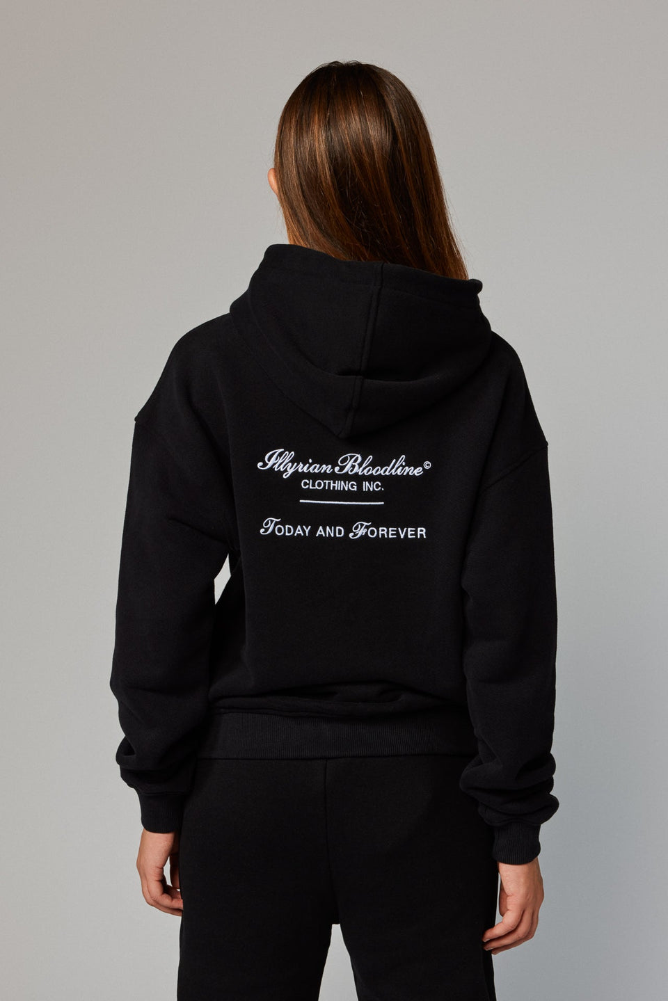 IBL Embroidery Hoodie - Black